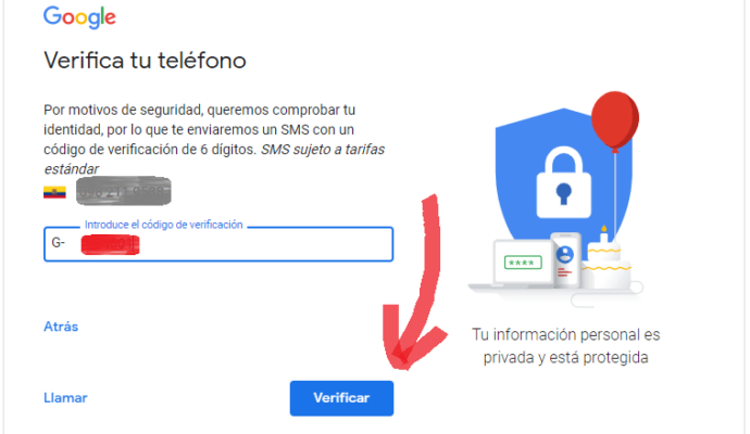 como crear una cuenta de correo electronico gmail_verificar numero de telefono